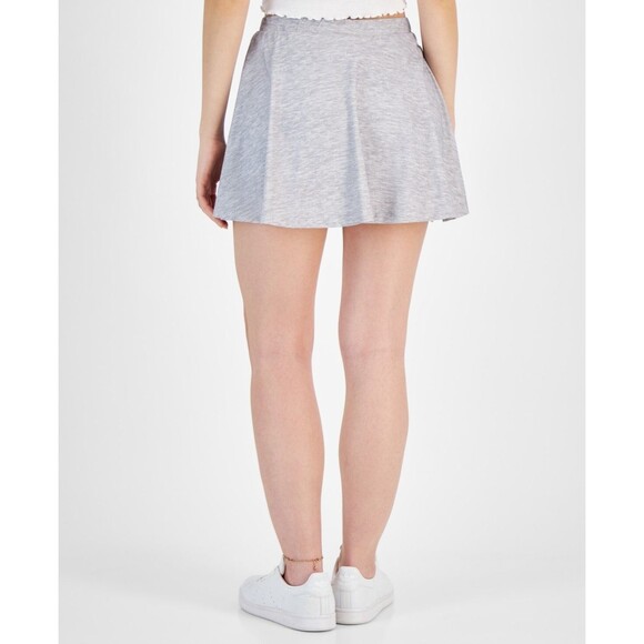 Grayson Threads, the Label Juniors' Pull-on Skort - Gray, S - Picture 3 of 3